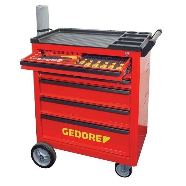 Gedore KL-4600-200 Werkzeugwagen Mit Hochvolt-Sortiment, 103-tlg, 3415740 1 Gedore KL-4600-200 Werkzeugwagen Mit Hochvolt-Sortiment, 103-tlg, 3415740