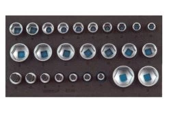 Gedore 1500 CT1-19 Satz Steckschlüsseleinsätze 1/2", 6-kant