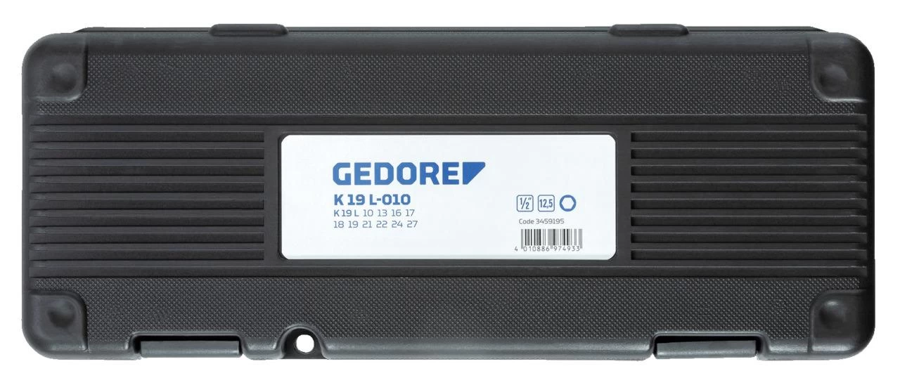 Gedore K 19 L-010 Kraftschrauber-Satz 1/2 Zoll 10-27 Mm 10-tlg 4 Gedore K 19 L-010 Kraftschrauber-Satz 1/2 Zoll 10-27 Mm 10-tlg – Bild 4