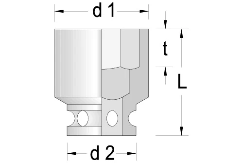 Gedore K 37 46 Kraftschraubereinsatz 1.1/2 Zoll 6-kt 46 Mm 2 Gedore K 37 46 Kraftschraubereinsatz 1.1/2 Zoll 6-kt 46 Mm – Bild 2
