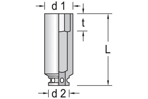 Gedore K 32 L 34 Kraftschraubereinsatz 3/4 Zoll 6-kant 34 Mm 2 Gedore K 32 L 34 Kraftschraubereinsatz 3/4 Zoll 6-kant 34 Mm – Bild 2
