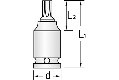 Gedore ITX K 19 T60 Kraftschraubereinsatz 1/2 Zoll TX T60 2 Gedore ITX K 19 T60 Kraftschraubereinsatz 1/2 Zoll TX T60 – Bild 2