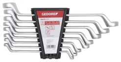 GEDORE Red Doppel-Ringschlüssel-Satz 8 Tlg. 6-22 Mm, Gekröpft