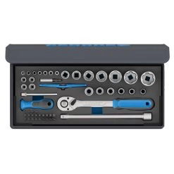 Gedore TC 19-20-MU-10 Steckschlüssel-Satz 1/4+1/2 Zoll