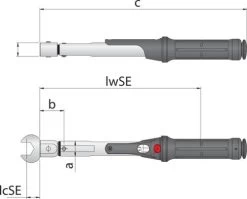 Gedore 4101-05 Torcofix SE 9x12 Mm 10-50 Nm -Gedore gedore torcofix se 1646192 tz