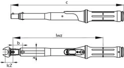 Gedore TF-Z400 Drehmomentschlüssel TORCOFIX Z 16 Mm 80-400 Nm -Gedore gedore torcofix z 7097270 tz