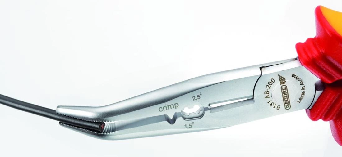 Gedore VDE 8131 AB-200 H Mehrfachzange 200 Mm Gewinkelt, Hüllenisolierung 2 Gedore VDE 8131 AB-200 H Mehrfachzange 200 Mm Gewinkelt, Hüllenisolierung – Bild 2