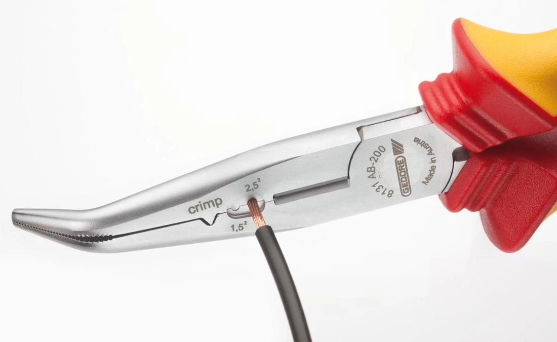 Gedore VDE 8131 AB-200 H Mehrfachzange 200 Mm Gewinkelt, Hüllenisolierung 3 Gedore VDE 8131 AB-200 H Mehrfachzange 200 Mm Gewinkelt, Hüllenisolierung – Bild 3