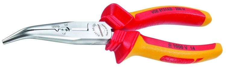 Gedore VDE 8131 AB-200 H Mehrfachzange 200 Mm Gewinkelt, Hüllenisolierung 1 Gedore VDE 8131 AB-200 H Mehrfachzange 200 Mm Gewinkelt, Hüllenisolierung