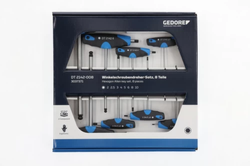 GEDORE DT 2142-008 Winkelschraubendreher-Satz 8-teilig, 1 Set(s) 1 GEDORE DT 2142-008 Winkelschraubendreher-Satz 8-teilig, 1 Set(s)
