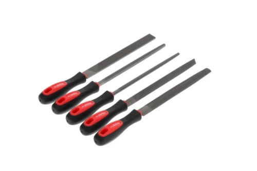 GEDORE R93000005 Feilensatz 3-kant + 4-kant + Flach + Rund + Halb 5-teilig, 1 Set(s) 2 GEDORE R93000005 Feilensatz 3-kant + 4-kant + Flach + Rund + Halb 5-teilig, 1 Set(s) – Bild 2