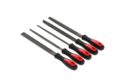 GEDORE R93000005 Feilensatz 3-kant + 4-kant + Flach + Rund + Halb 5-teilig, 1 Set(s)