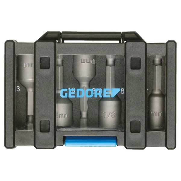 Gedore 666-006 Bit-Box Steckschlüssel Maschinenaufnahme 6-teilig, 2993244 2 Gedore 666-006 Bit-Box Steckschlüssel Maschinenaufnahme 6-teilig, 2993244 – Bild 2