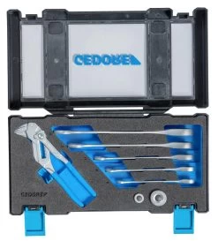 Gedore 7 RA 183 Ratschenschlüssel-Satz M. Zangenschlüssel