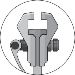 Gedore 1.04/1A Abzieher-Set Mit Werkstattständer -Gedore schnellspannhaken querschnitt